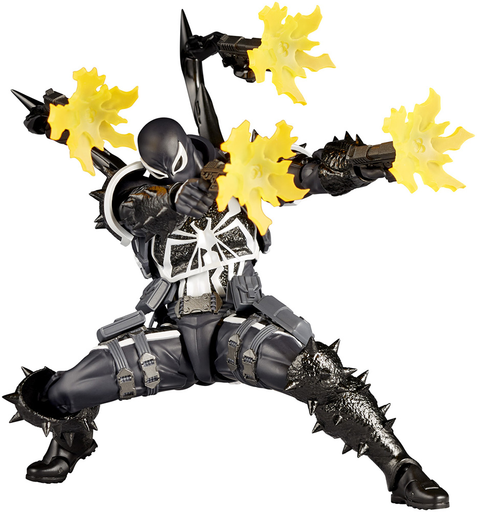 REVOLTECH AGENT VENOM フィギュア Revoltech Amazing Yamaguchi Spider-Man Agent Venom Action